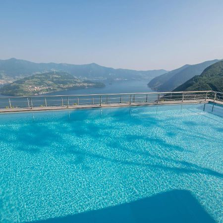 Van Gogh - Beautiful Lake Iseo View And Swimming Pool Parzanica Exterior foto